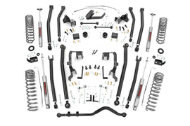 4 Inch Lift Kit Long Arm 2 Door Jeep Wrangler JK 4WD 07 11