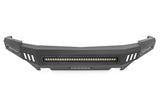 Front High Clearance Bumper BLK LEDs Chevy Silverado 1500 07 13