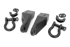 Tow Hook Brackets D Ring Bull Bar Sup Toyota Tundra 07 21