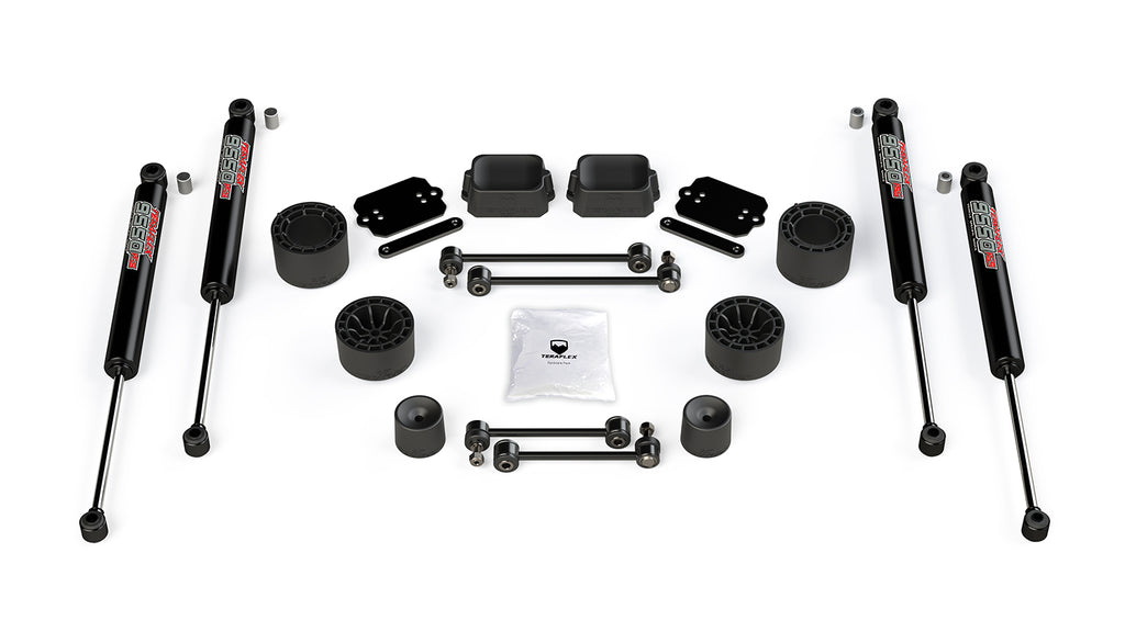 JLU 2.5 Inch Performance Spacer Lift Kit with 9550 VSS Shocks For 19-Current Jeep JLU Wrangler Unlimited Rubicon 4 Door