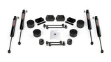 JLU 2.5 Inch Performance Spacer Lift Kit with 9550 VSS Shocks For 19-Current Jeep JLU Wrangler Unlimited Rubicon 4 Door