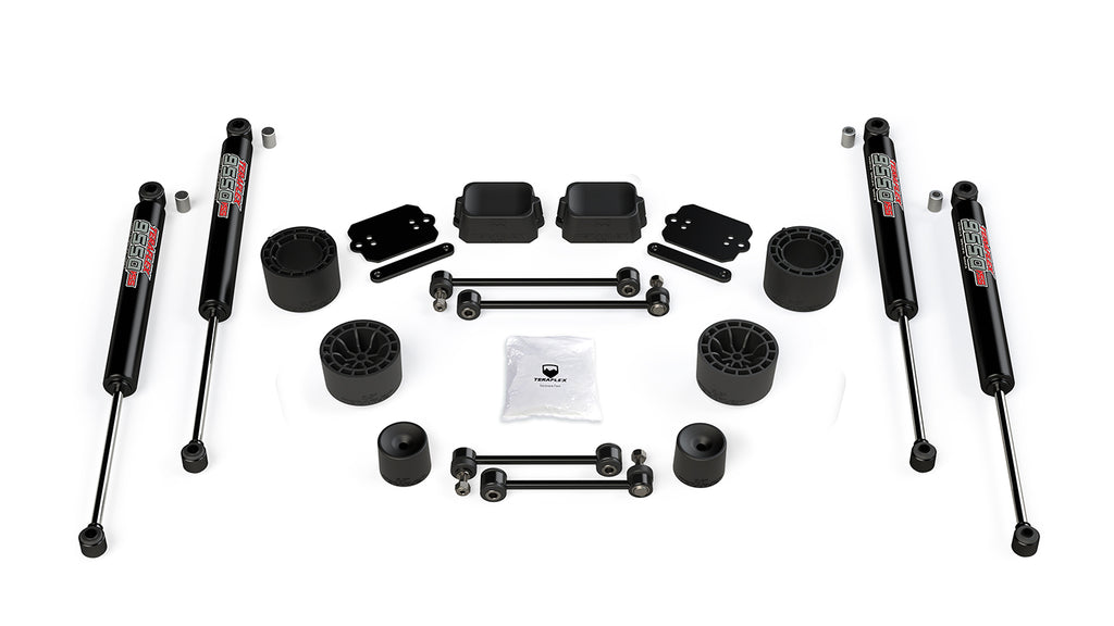 JL 2.5 Inch Performance Spacer Lift Kit with 9550 VSS Shocks For 19-Current Jeep JL Wrangler Rubicon 2 Door