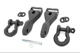 Tow Hook Brackets D Ring Combo Chevy Silverado 1500 14 18