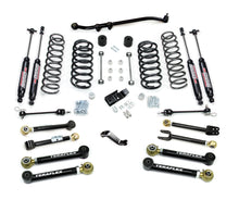 Load image into Gallery viewer, Jeep TJ 4 Inch Suspension System w/ 8 Flexarms and 9550 Shocks 97-06 Wrangler TJ