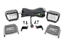Load image into Gallery viewer, LED Light Ditch Mount 2inch Chrome Pair Wide Angle Ford F 150 15 23