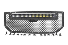 Load image into Gallery viewer, Mesh Grille 30inch Dual Row LED Black GMC Sierra 1500 16 18