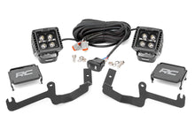 Load image into Gallery viewer, LED Light Ditch Mount 2inch Black Pair White DRL Chevy Silverado 1500 19 23