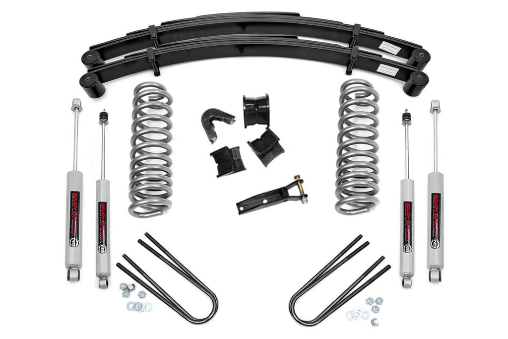 4 Inch Lift Kit Rear Springs Ford F 100 4WD 1970 1976
