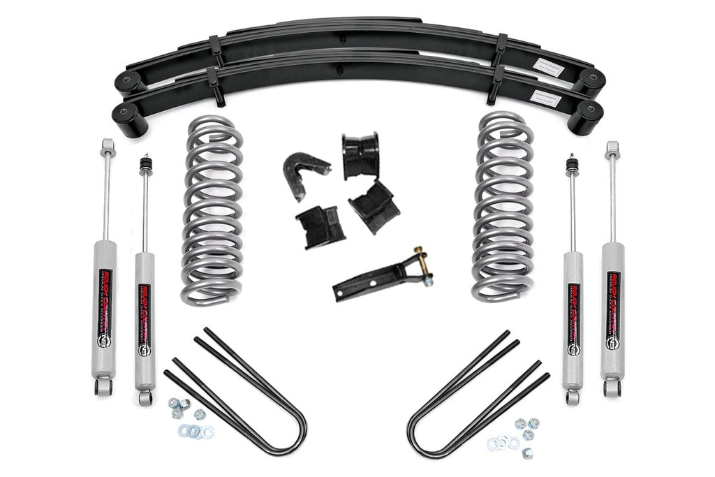 4 Inch Lift Kit Rear Springs Ford Bronco 4WD 1978 1979