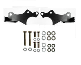 EVO MFG JL Protek Front Shock Relocation Brackets, Black