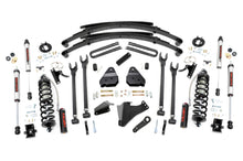 Load image into Gallery viewer, 6 Inch Lift Kit Gas 4 Link RR Spring C O V2 Ford Super Duty 05 07