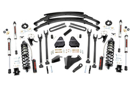 6 Inch Lift Kit Diesel 4 Link RR Spring C O V2 Ford Super Duty 05 07