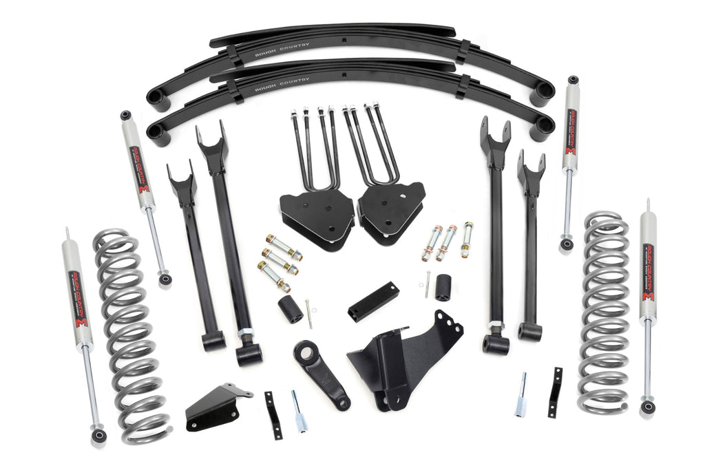 8 Inch Lift Kit 4 Link RR Springs M1 Ford Super Duty 05 07