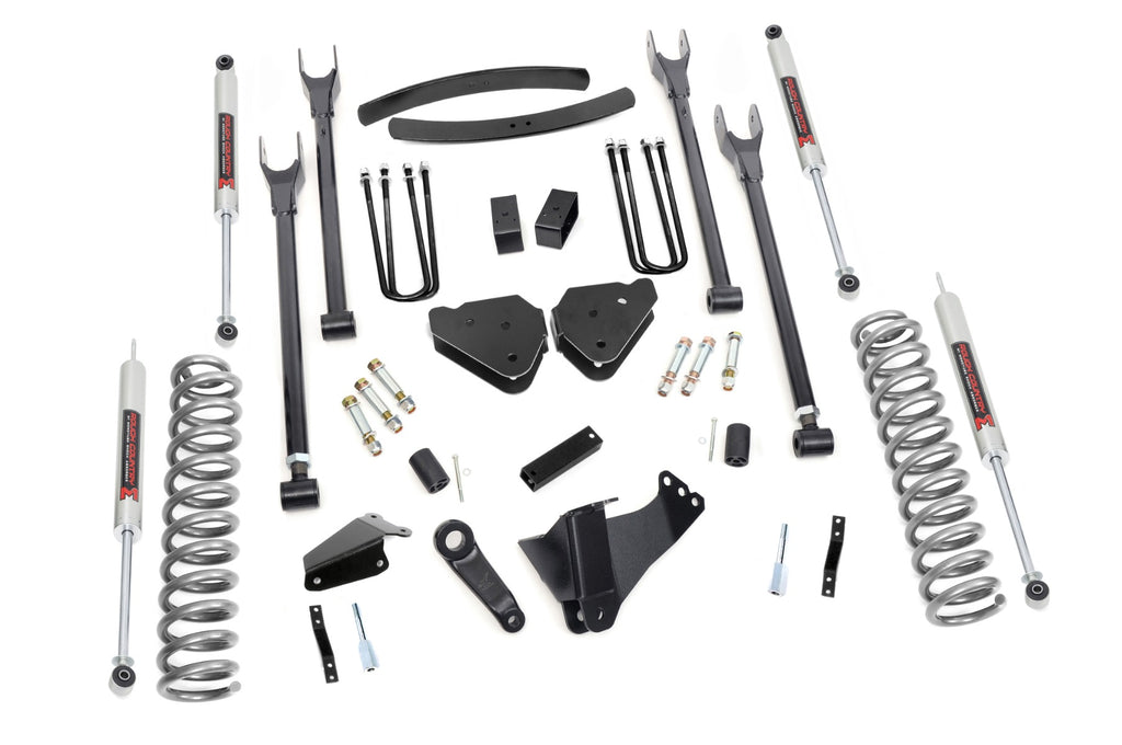 6 Inch Lift Kit Gas 4 Link OVLDS M1 Ford Super Duty 05 07
