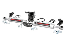 Load image into Gallery viewer, N3 Steering Stabilizer Dual 2.5 8 Inch Lift Jeep Gladiator JT 20 22 Wrangler JL 18 23