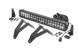 LED Light Bumper Mount 20inch Black Dual Row Ram 1500 19 23