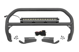 Nudge Bar 20 Inch BLK DRL Single Row LED OE Modular Steel Ford Bronco 21 23