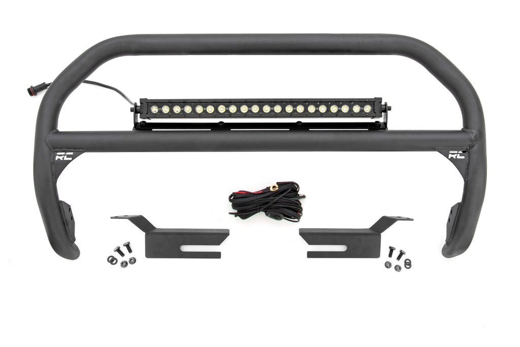 Nudge Bar 20 Inch BLK DRL Single Row LED Ford Bronco 4WD 21 23