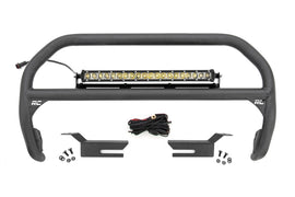 Nudge Bar 20 Inch Chrome Single Row LED Ford Bronco 4WD 21 23