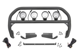 Nudge Bar 4 Inch Round Led x4  OE Modular Steel Ford Bronco 21 23