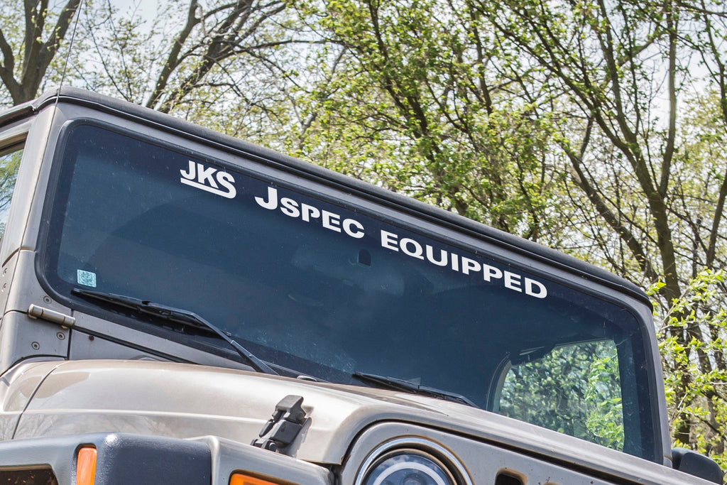 36" Windshield Decal | Jspec Equipped