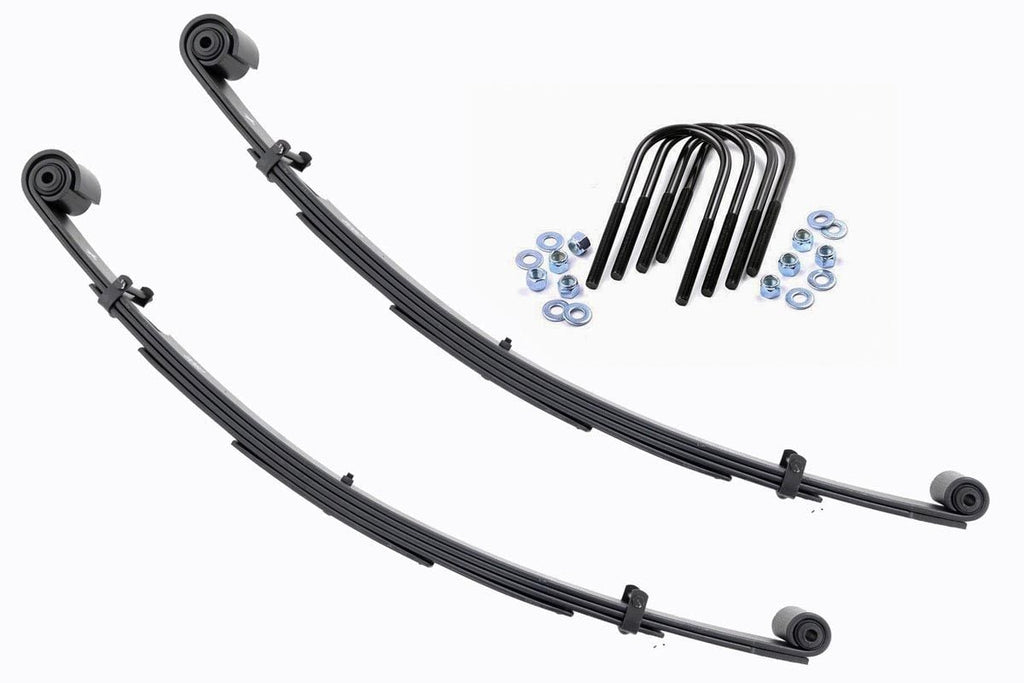 Front Leaf Springs 2.5inch Lift Pair Ford Excursion 00 05 Super Duty 99 04