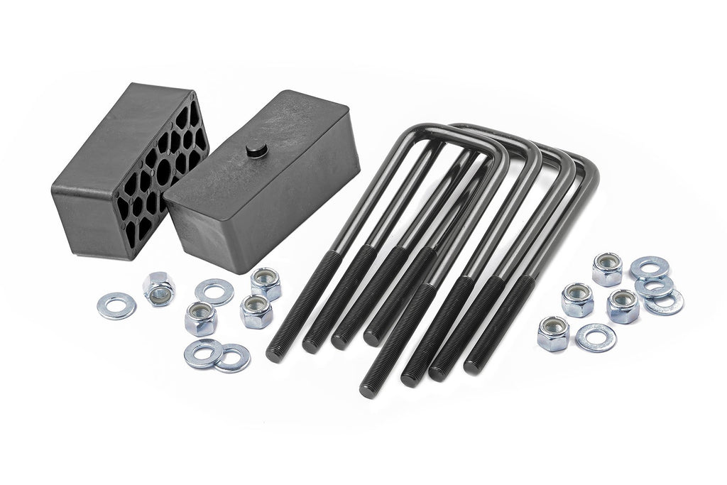 2 Inch Block and U Bolt Kit Chevy GMC 1500 99 23