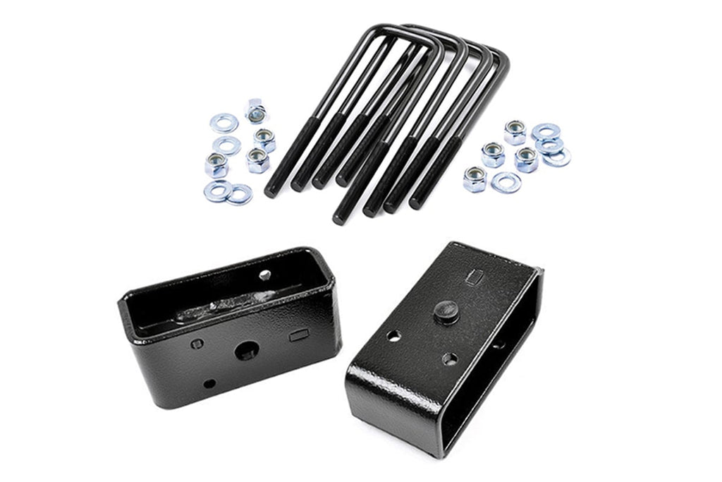 2.5 Inch Block and U Bolt Kit Chevy GMC 1500 99 23