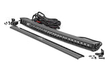 Black Series LED 30 Inch Light Curved Single Row White DRL