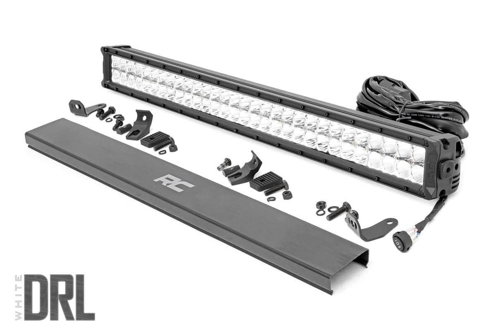 Chrome Series LED Light 30 Inch Dual Row White DRL