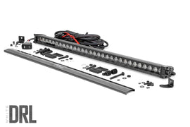 Black Series LED Light Bar Cool White DRL 30 Inch Single Row