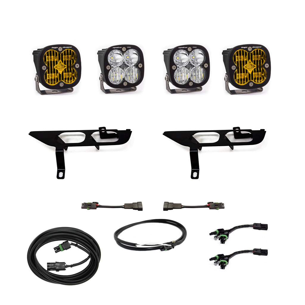 Ford, F150, (21-On), FPK, SAE Amber/Sport DC, Up w/o DRL Baja Designs