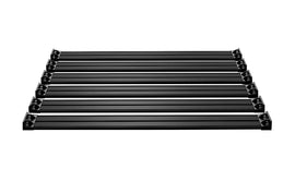 Jeep JKU 4 Door Nebo Roof Rack 6-Piece Cargo Slat Kit Black 07-18 Wrangler JKU
