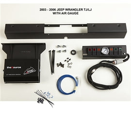 TJ 6 Switch Panel W/Air Gauge 03-06 Wrangler TJ