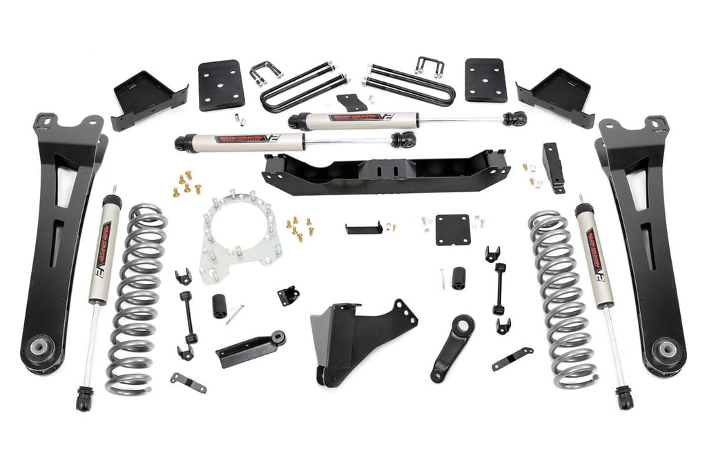 6 Inch Lift Kit R A OVLDS V2 Ford Super Duty 4WD 17 22