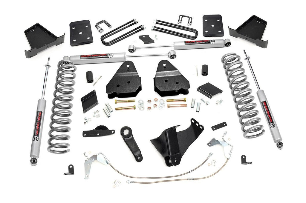 6 Inch Lift Kit Diesel No OVLD Ford Super Duty 4WD 15 16
