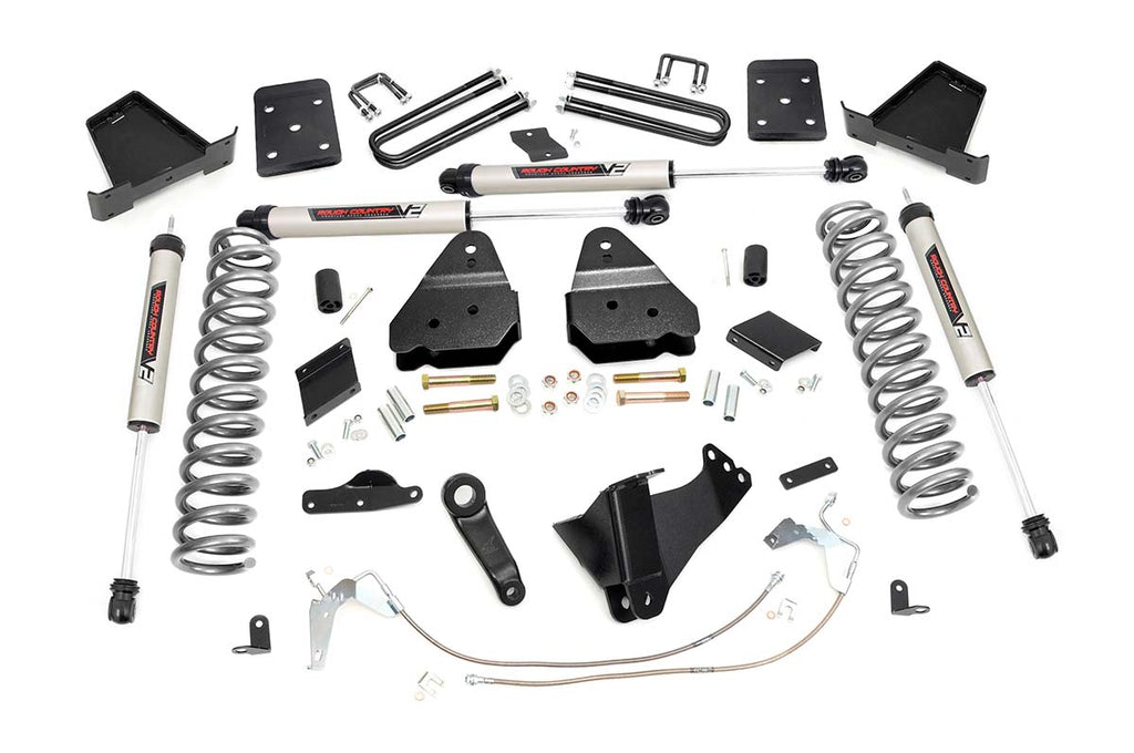6 Inch Lift Kit Gas No OVLD V2 Ford Super Duty 4WD 11 14
