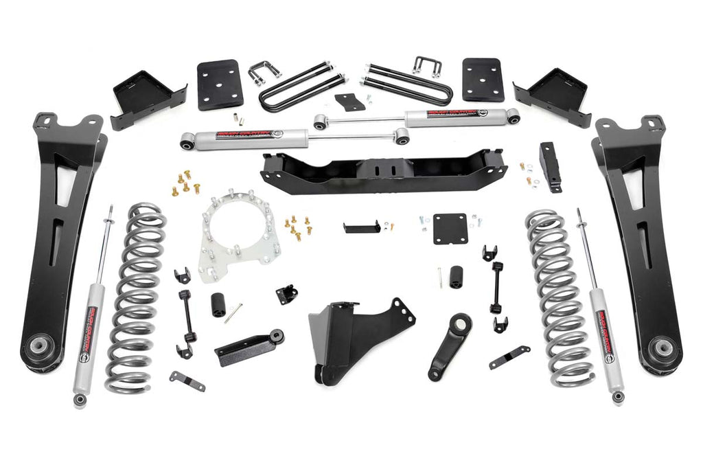 6 Inch Lift Kit Radius Arm No OVLD Ford Super Duty 4WD 17 22
