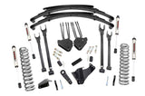 6 Inch Lift Kit Gas 4 Link RR Spring V2 Ford Super Duty 05 07