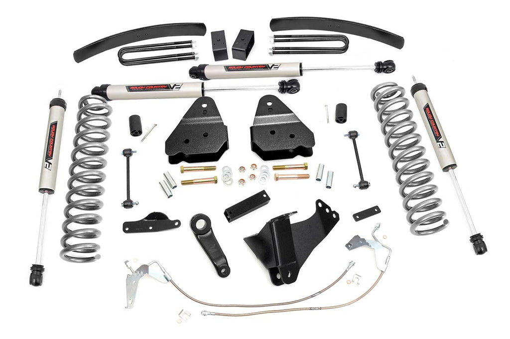 6 Inch Lift Kit Gas V2 Ford Super Duty 4WD 2008 2010