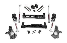 5 Inch Lift Kit Cast Steel N3 Struts Chevy GMC 1500 14 17
