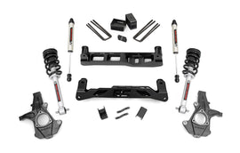 5 Inch Lift Kit Cast Steel N3 Strut V2 Chevy GMC 1500 14 17