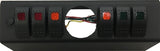 JK 6 Switch Panel W/2-1/16 Inch Diameter Empty Gauge Hole 07-08 Wrangler JK