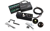 JK 6 Switch Panel with Dual Lit LED Green Switches w/ 2-1/16 Inch Diameter Empty Gauge Hole 09-18 Wrangler JK