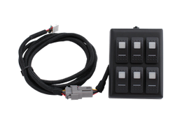 Ram Mounted Self contained 6 Switch Panel With Dual LED Blue Switches
