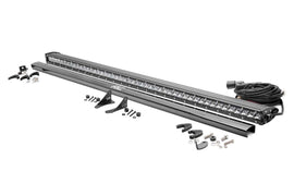 LED Light Cowl Mnt 50inch Chrome Single Row Jeep Wrangler JL 18 23