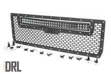 Load image into Gallery viewer, Mesh Grille 30inch Dual Row LED Black Amber DRL GMC Sierra 1500 14 15