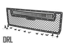 Load image into Gallery viewer, Mesh Grille 30inch Dual Row LED Black White DRL GMC Sierra 1500 14 15