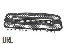 Load image into Gallery viewer, Mesh Grille 30inch Dual Row LED Black Amber DRL Ram 1500 13 18 and Classic