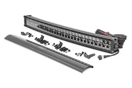 Black Series LED 30 Inch Light Curved Dual Row White DRL
